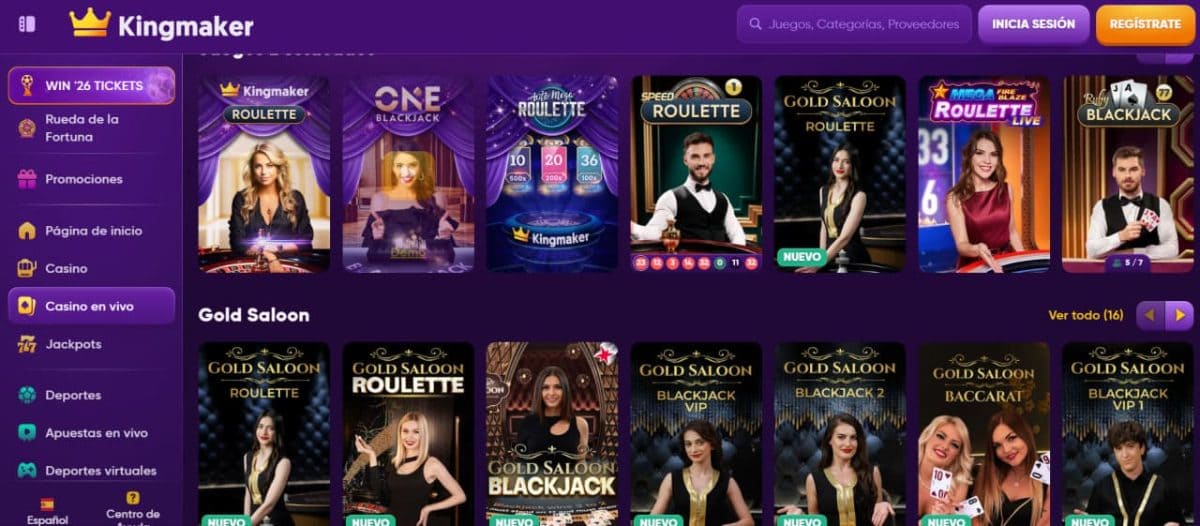 Reseña de Kingmaker Casino 2026: bono, juegos y pagos en España image 2